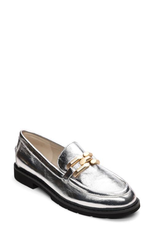 Sanctuary Whitney Bit Loafer In Silver