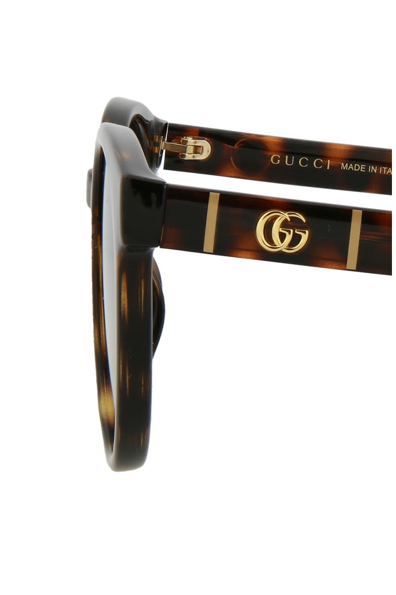 56mm Round Sunglasses, Alternate, color, BROWN BROWN BROWN