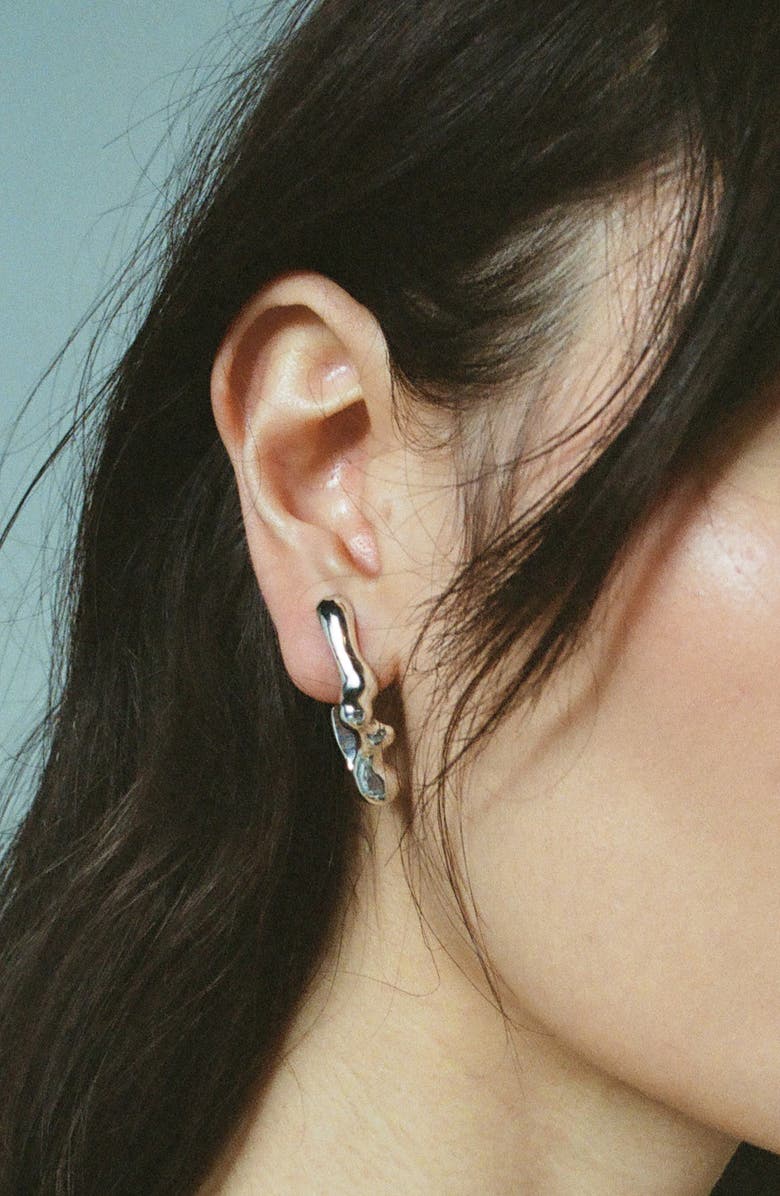 FARIS Seep Small Hoop Earrings, Alternate, color, 