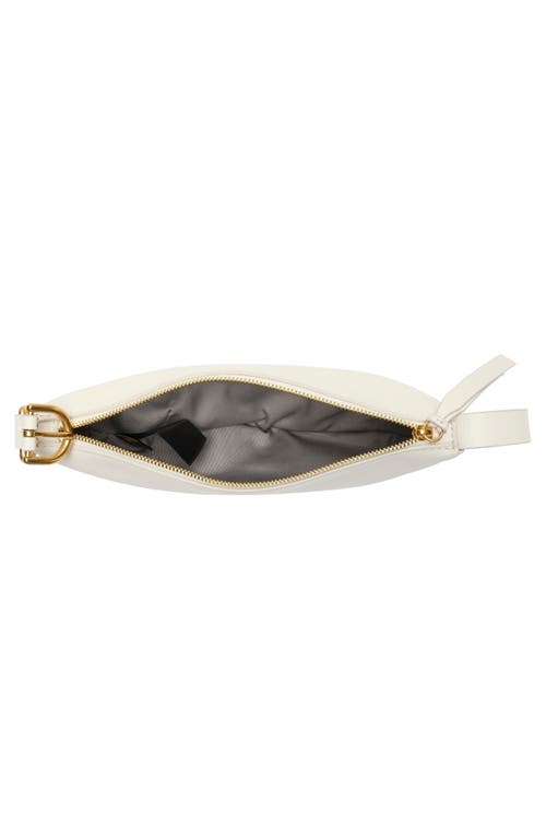 Rag & Bone Small Mercer Leather Hobo Bag In White