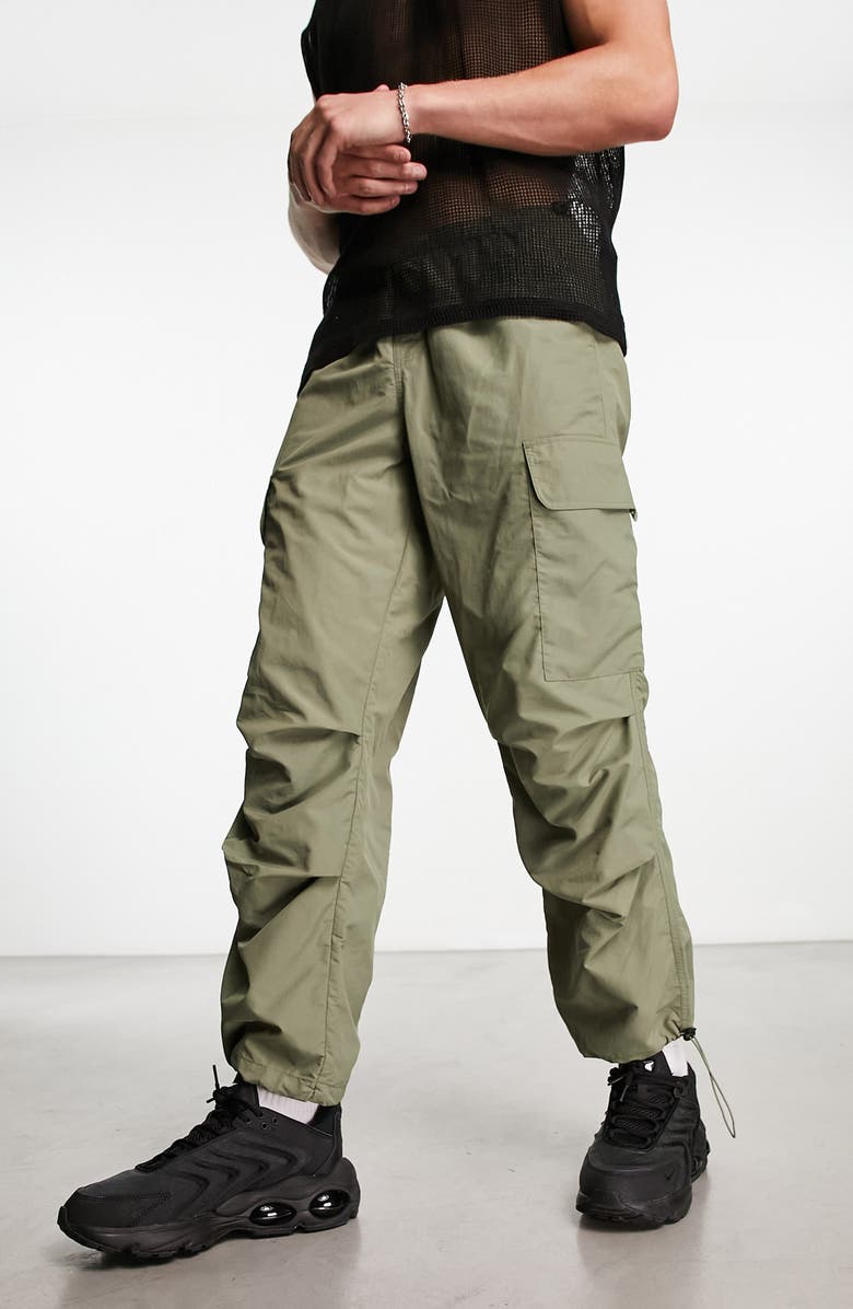 ASOS DESIGN Parachute Cargo Pants, Main, color, 