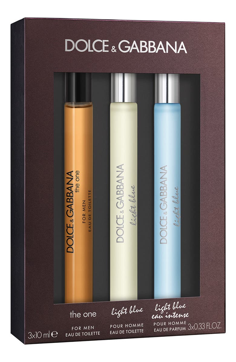Dolce&Gabbana Beauty Dolce&Gabbana Travel Size Light Blue Men's Fragrance Set, Main, color, 