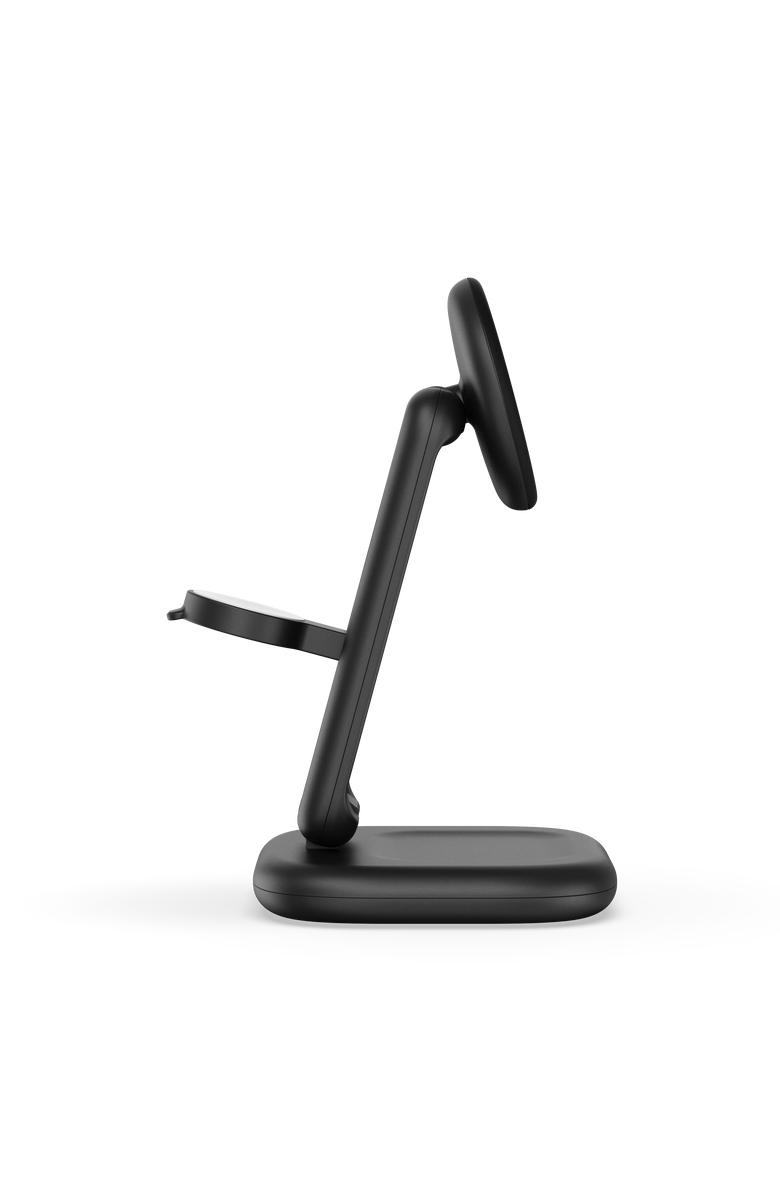 Satechi 3 in 1 Foldable Wireless Charging Stand with Qi2 25W, Alternate, color, Space Black