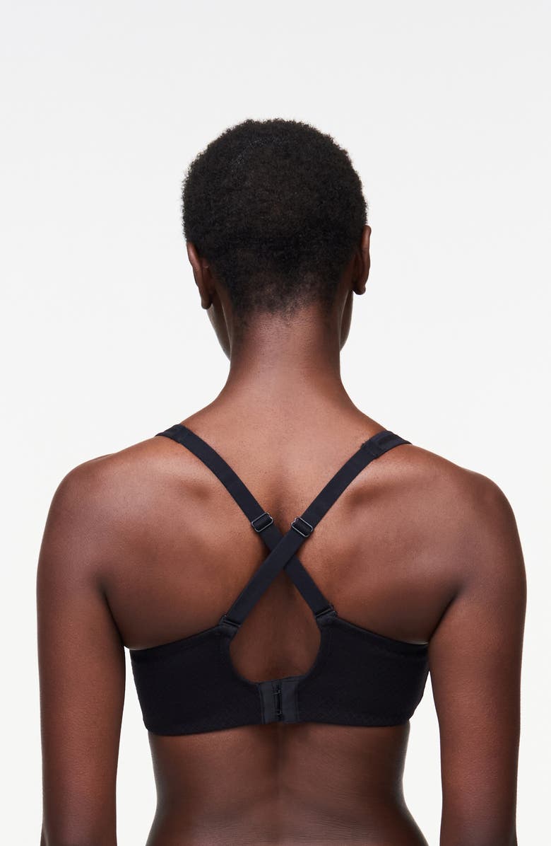 Chantelle Lingerie Everyday High Support Underwire Sports Bra, Alternate, color, Black/ Grey-11