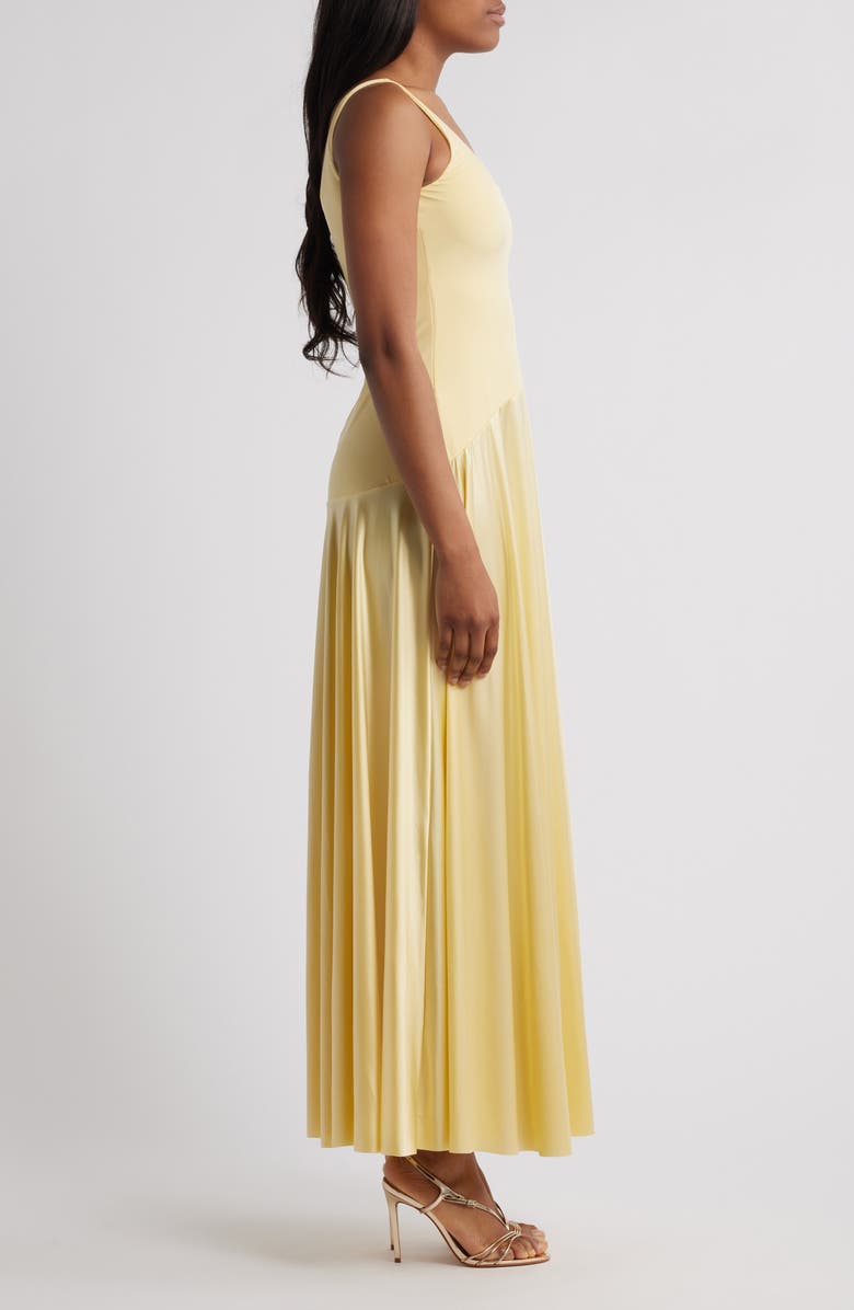 Rare London Curved Waist Maxi Dress, Alternate, color,