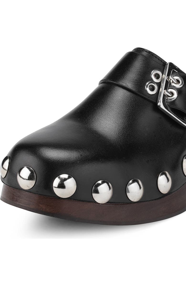Ganni Retro Studded Clog, Alternate, color,