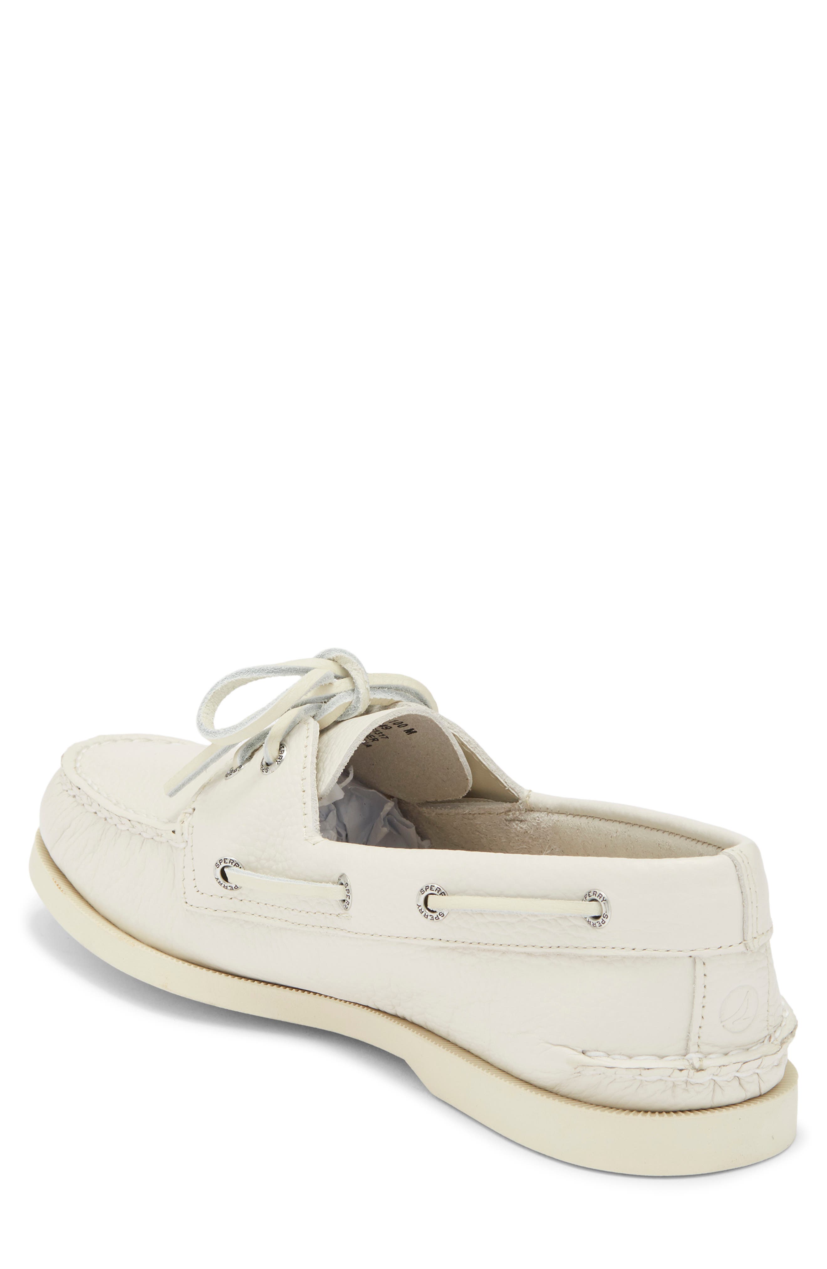 Sperry Authentic Original Boat Shoe, Alternate, color, White