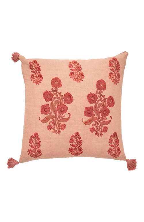Alamwar English Garden Decorative Pillow Cover in Coral/clay/rose On Sand  product