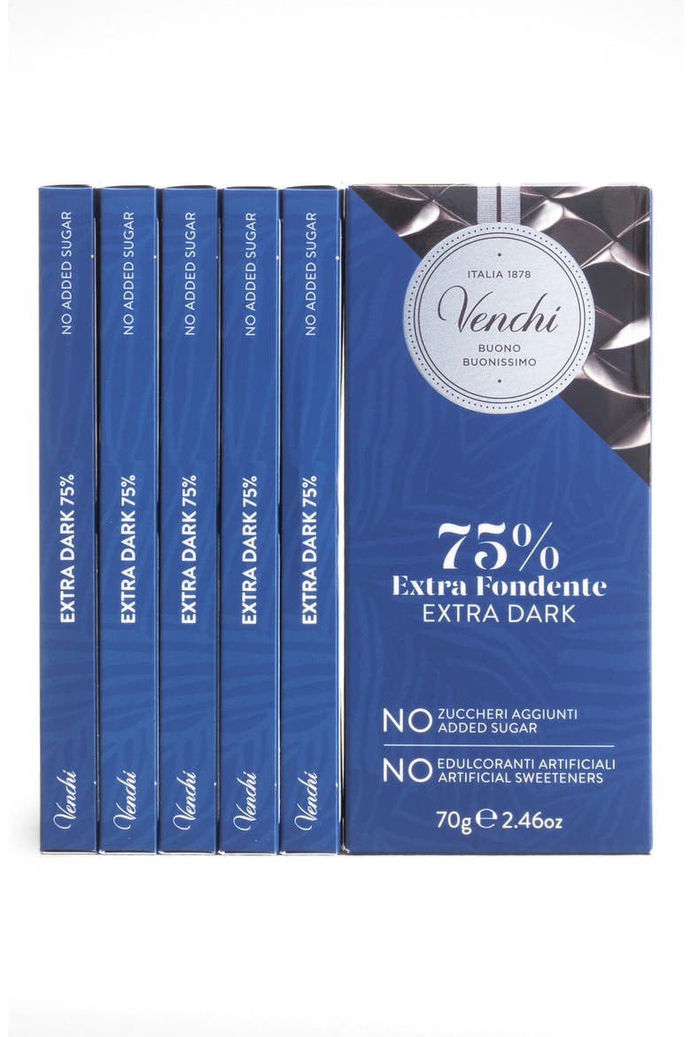 Extra Dark No Added Sugar 6-Pack Chocolate Bars, Main, color, NO COLOR