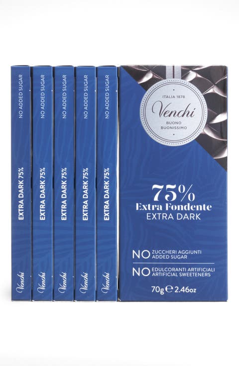 Extra Dark No Added Sugar 6-Pack Chocolate Bars