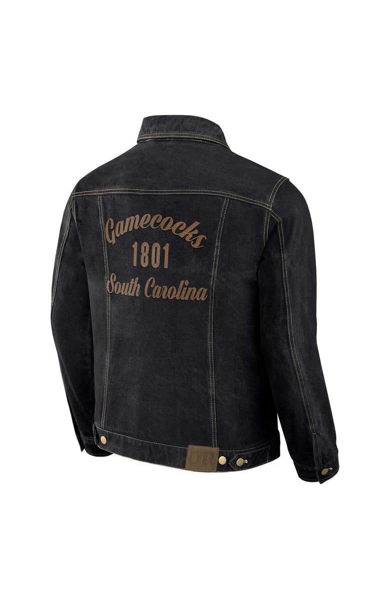 Darius Rucker Collection by Fanatics Men's Darius Rucker Collection by Fanatics Black South Carolina Gamecocks Button-Up Denim Jacket, Alternate, color, 