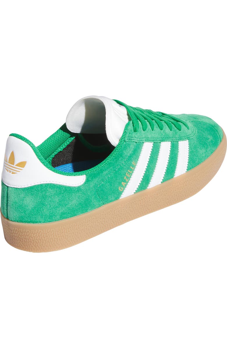 adidas Gender Inclusive Gazelle ADV Skate Shoe, Alternate, color, Green