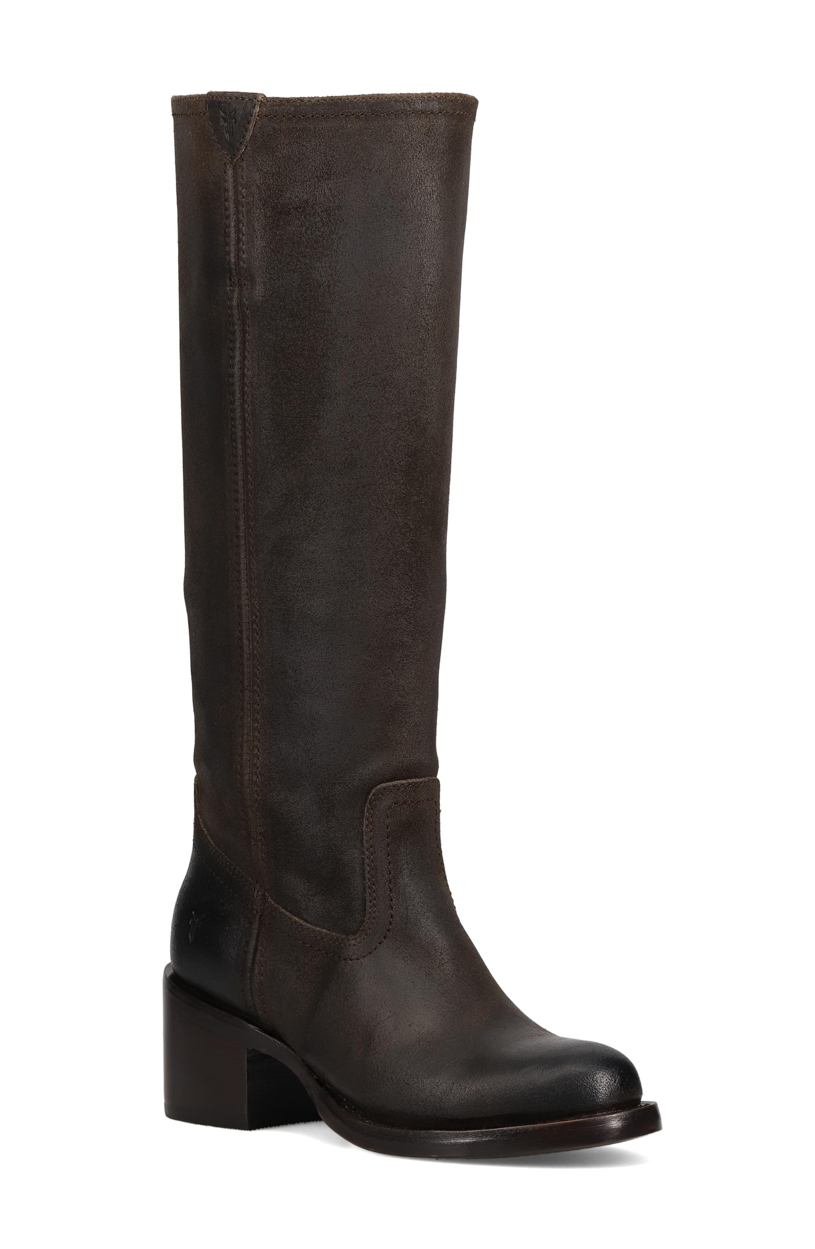 Andy Knee High Boot, Main, color, CHOCOLATE