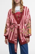 Barbour x Farm Rio Luisa Long Belted Cardigan