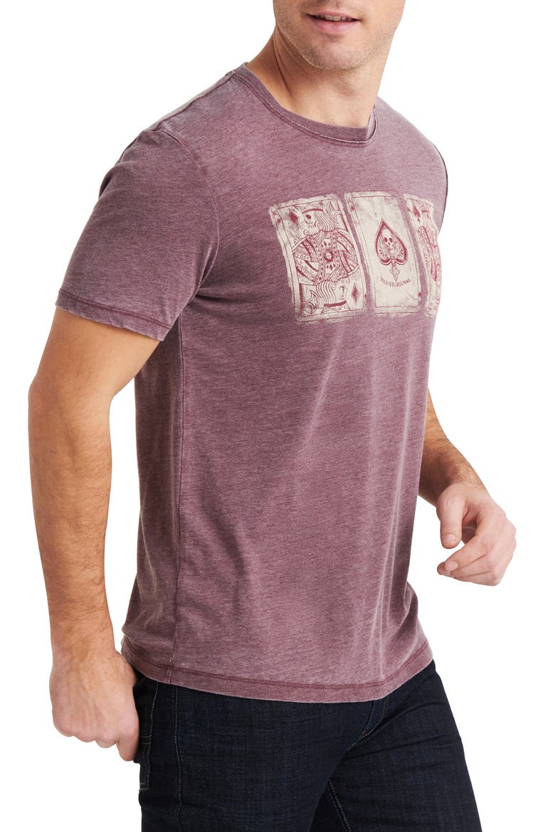 Poker Cards Graphic T-Shirt, Alternate, color, PORT ROYALE
