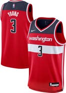 Nike Youth Nike Trae Young Red Washington Wizards Swingman Jersey - Icon Edition