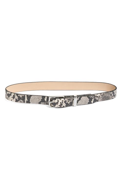 rag & bone 'X' Boyfriend Belt in Black/white Snake at Nordstrom, Size Large