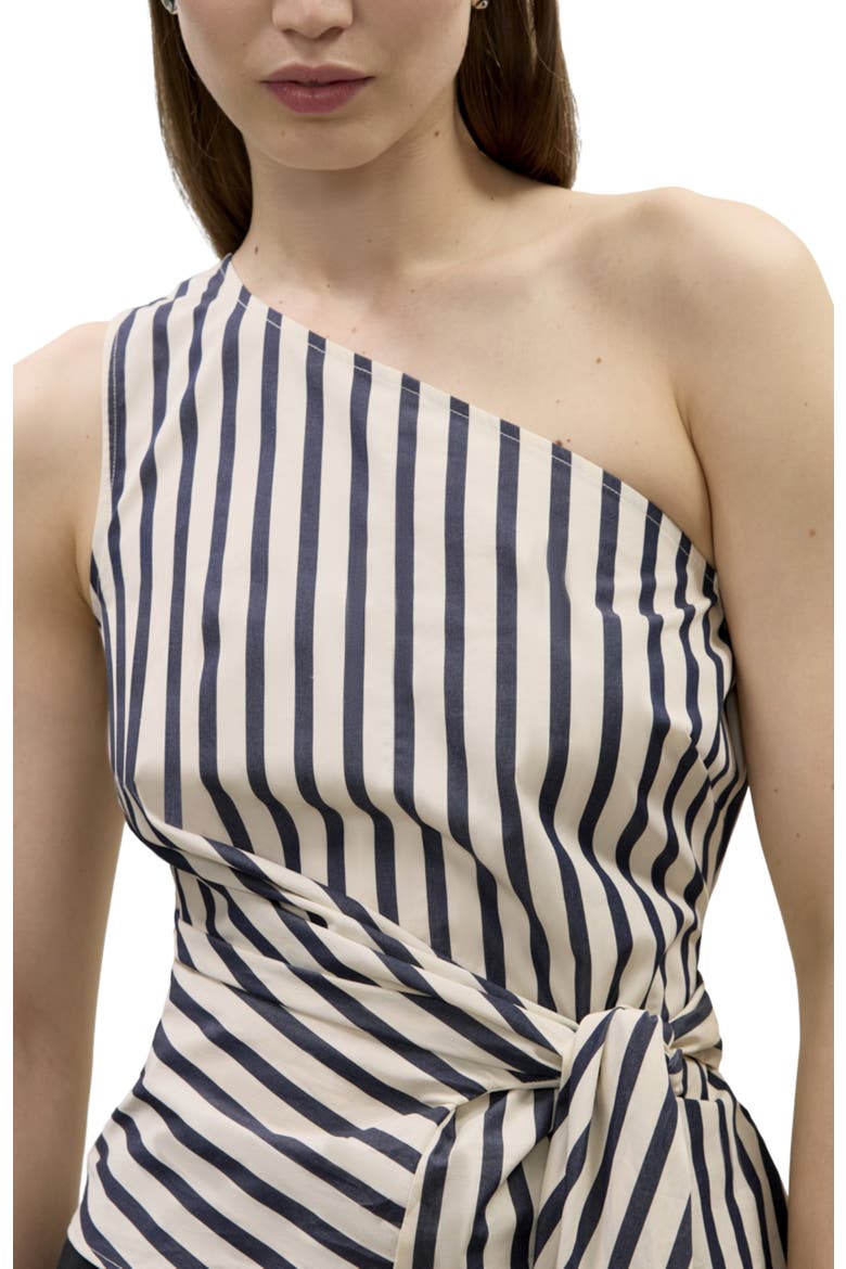Isla Stripe Poplin Top, Alternate, color, Cream Stripe