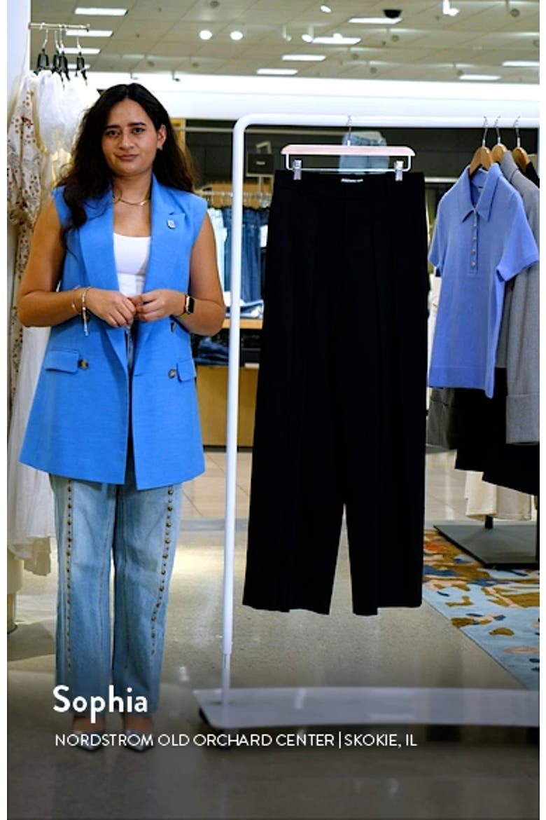 Blaire Pleated High Waist Wide Leg Pants video
