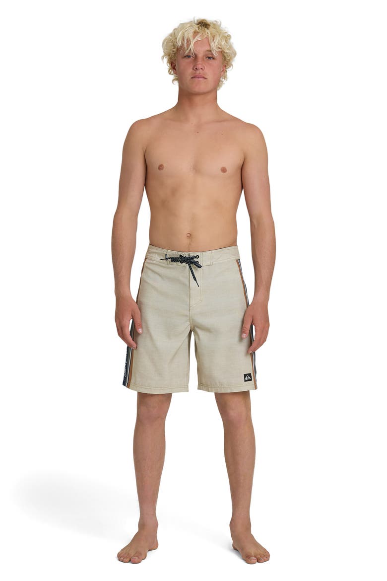 Fade Lines 19" Board Shorts, Alternate, color, TWILL