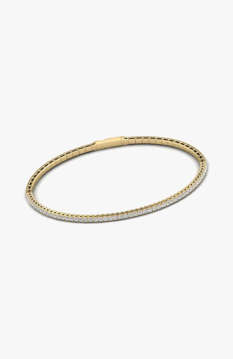 14K Gold Lab Diamonds 2.5 Carats Diana Bracelet