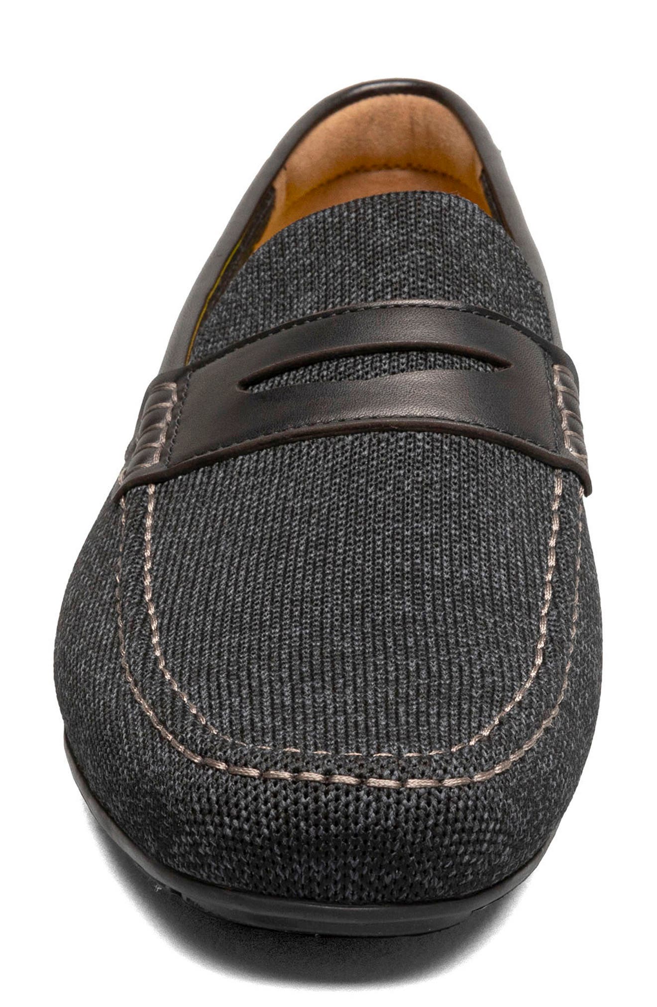 Florsheim Motor Knit Driving Loafer, Alternate, color, Black