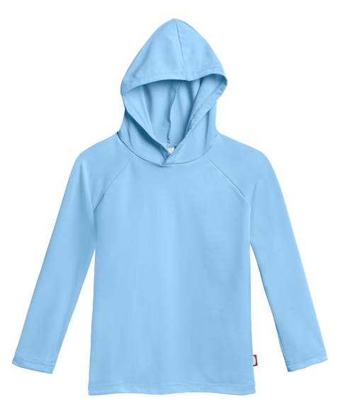 Boys and Girls UPF 50+ Long Sleeve Hooded Rashguard Tee (Toddler/Kids)