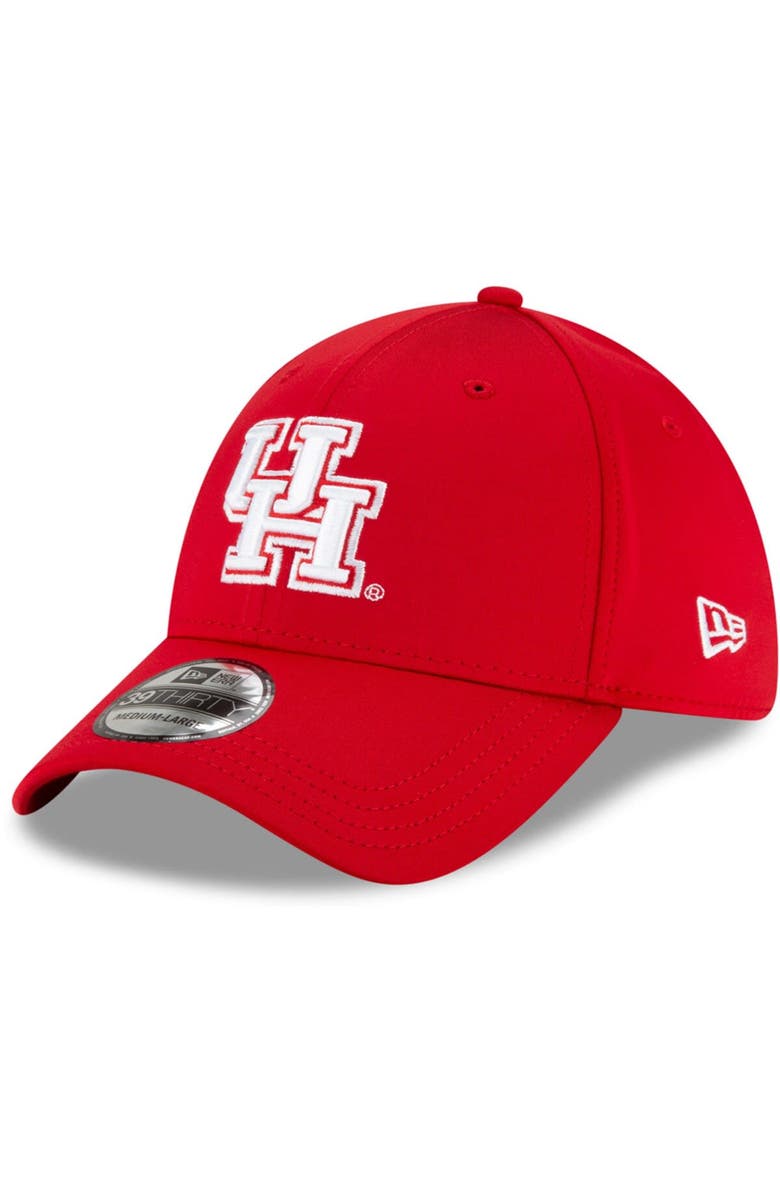 New Era Men's New Era Red Houston Cougars Campus Preferred 39THIRTY Flex Hat, Main, color, 