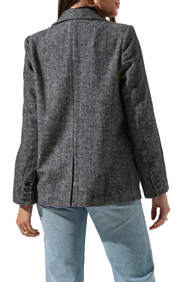 ASTR the Label Harlow Oversize Plaid Blazer, Alternate, color,