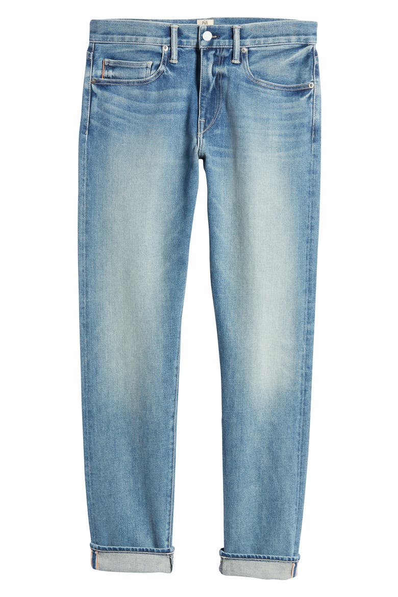 The Pen Slim 14-Ounce Stretch Selvedge Jeans, Alternate, color, JULIAN