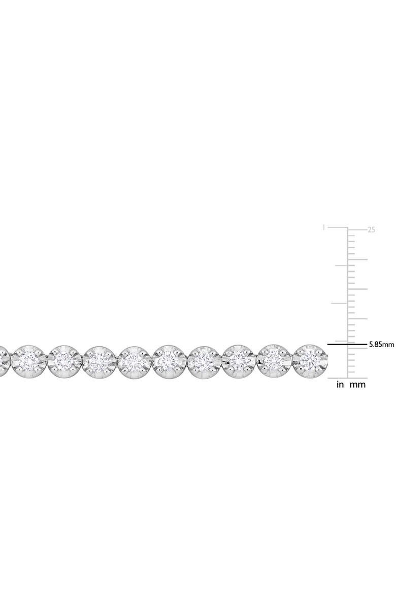 Julianna B. 10 3/4ct. t.w. Lab-Grown Diamond Tennis Necklace 14k, Alternate, color, 