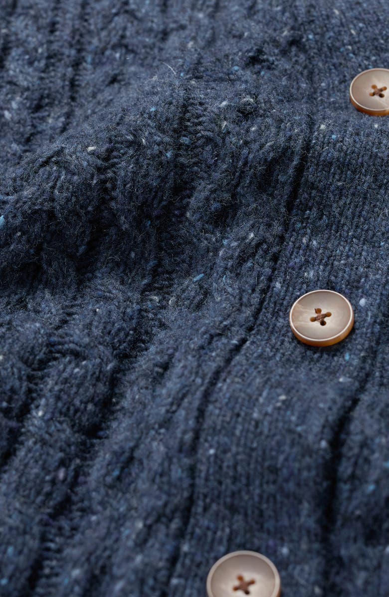 Seasalt Cornwall Newlyn Merino Wool Blend Cardigan, Alternate, color, Knit Melange Maritime