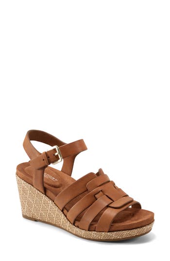 ROCKPORT ROCKPORT BESSA PLATFORM WEDGE SANDAL 