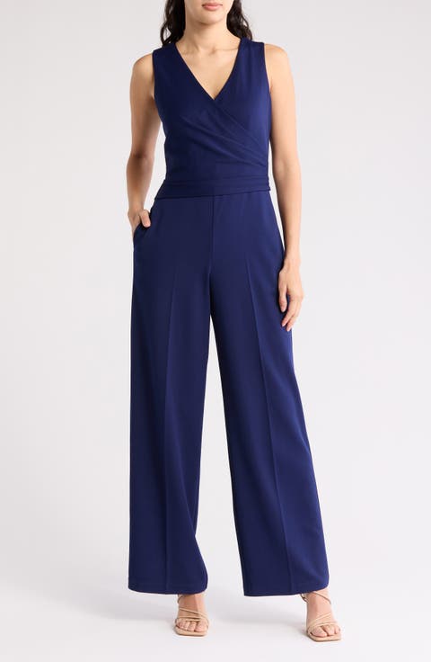 Sleeveless Wide Leg Jumpsuit