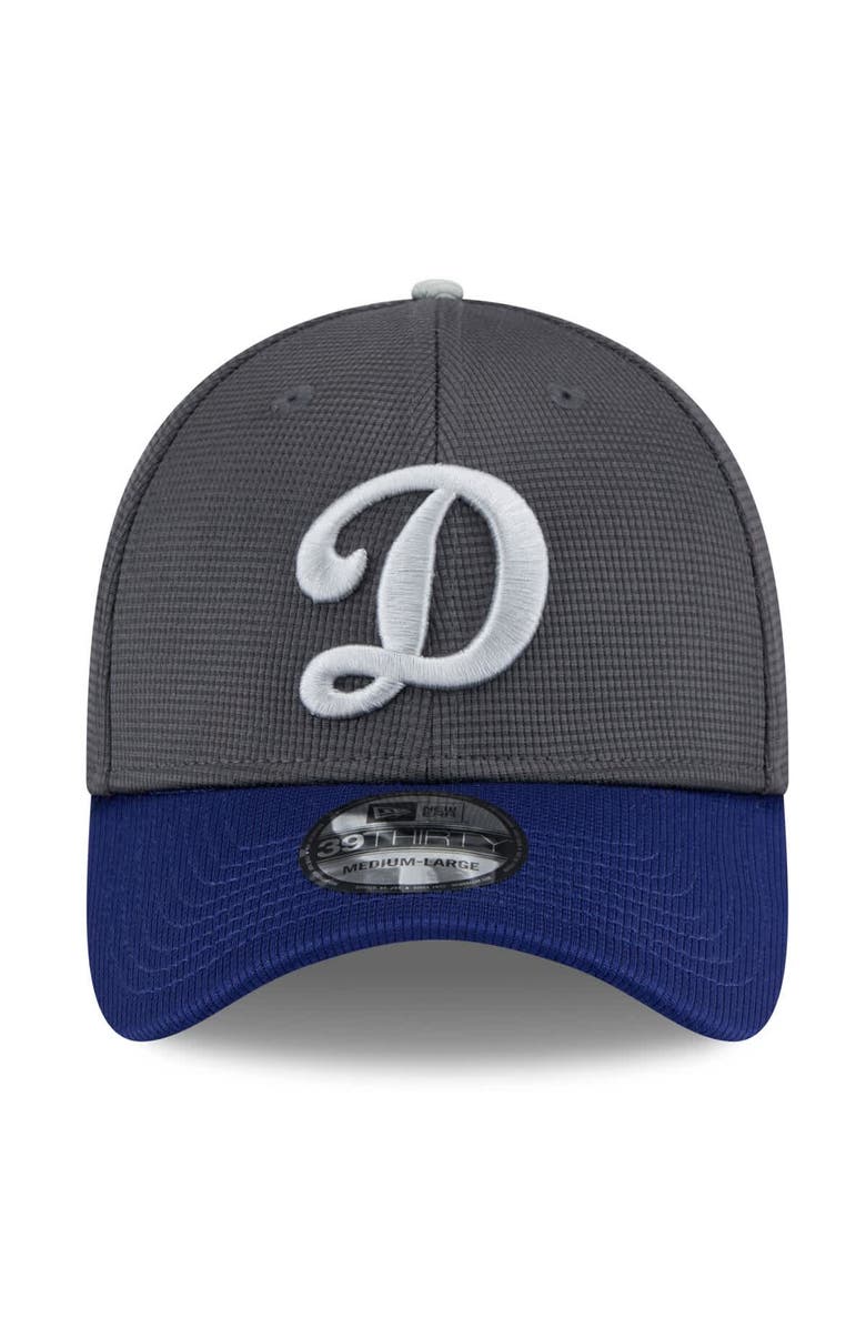 New Era Men's New Era  Gray/Navy Los Angeles Dodgers 2025 Batting Practice 39THIRTY Flex Hat, Alternate, color, 