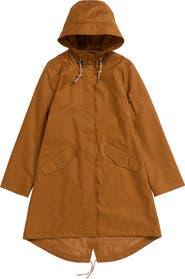 Seasalt Cornwall Seafaring Waterproof Linen & Organic Cotton Hooded Coat