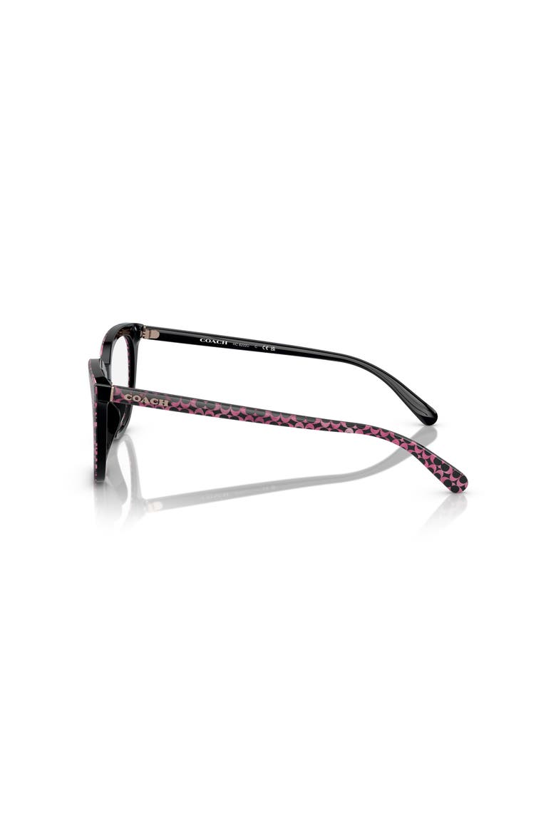 51mm Square optical glasses, Alternate, color, Red