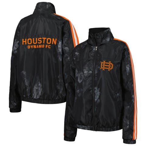 Women's The Wild Collective  Black Houston Dynamo FC Full-Zip Track Jacket
