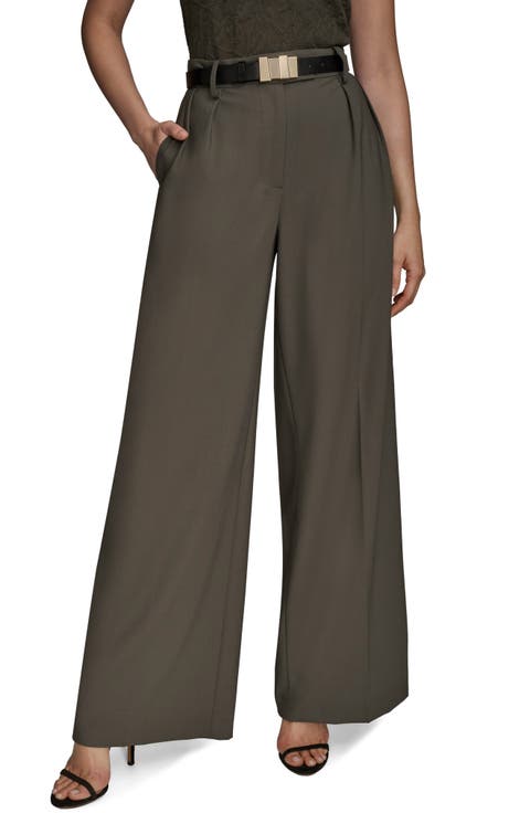 Women's Grey High-Waisted Pants & Leggings