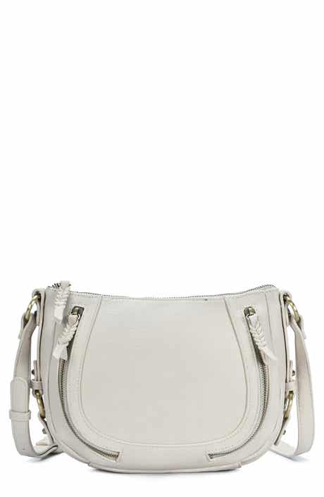 Faux Leather Crossbody Saddle Bag
