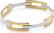 Monica Vinader Two-Tone Link Bangle Bracelet