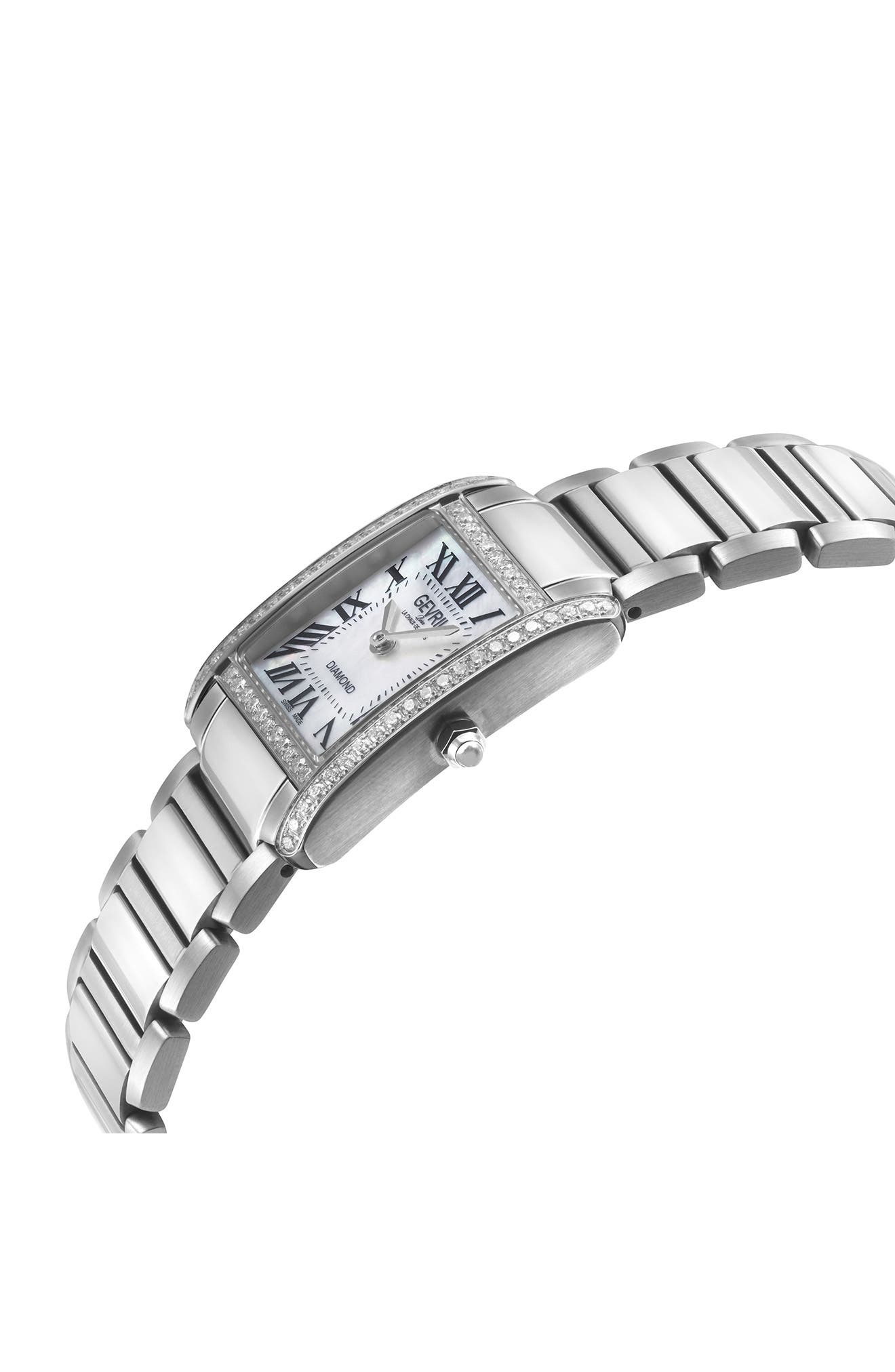 Regina Diamond Mother-of-Pearl Quartz Watch, 24mm x 32mm