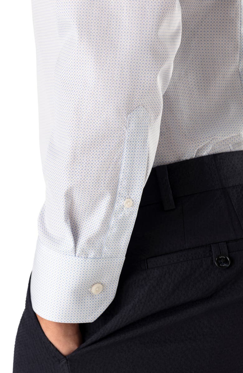 Eton Contemporary Fit Print Dress Shirt, Alternate, color,