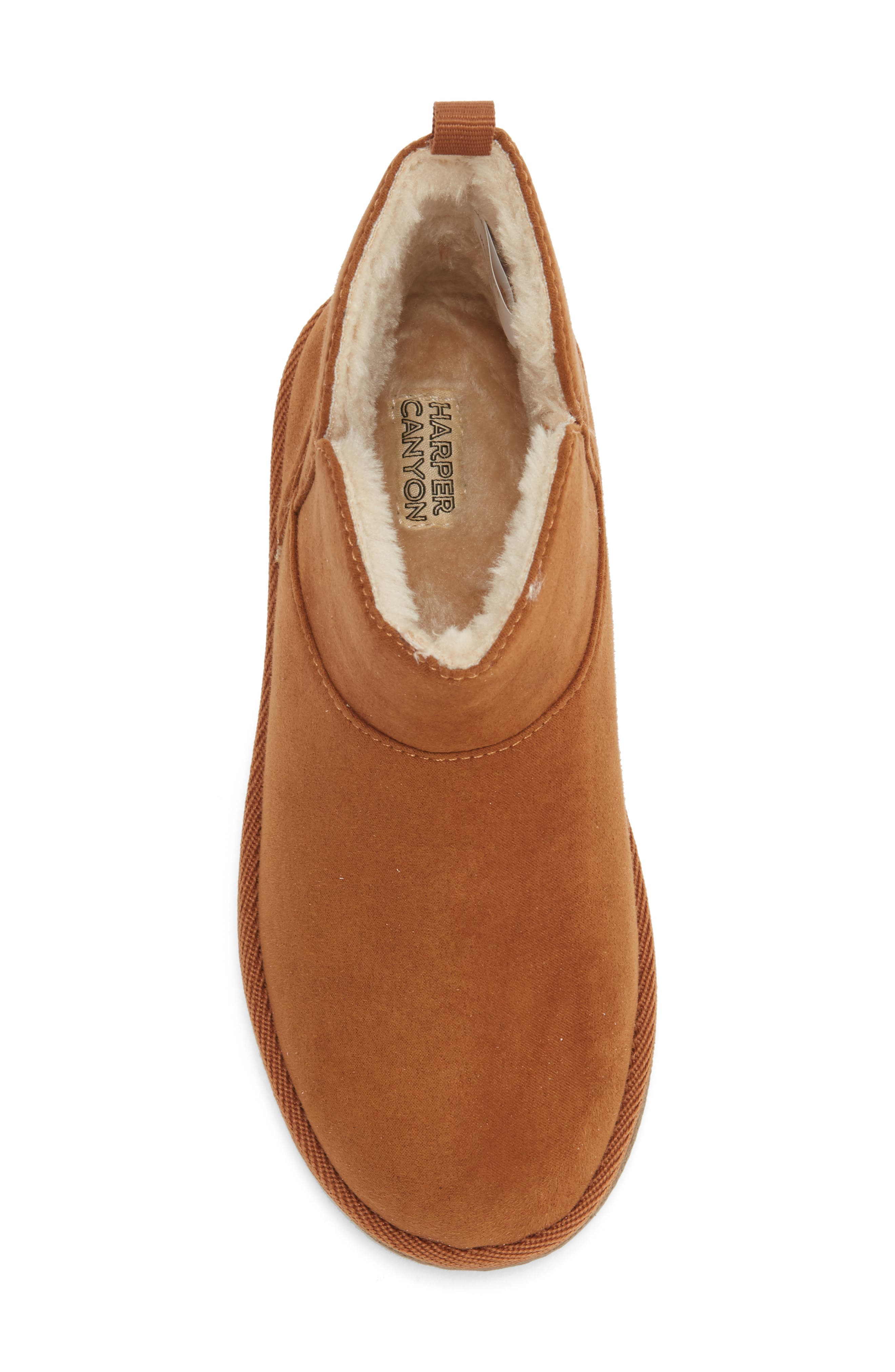 Elly Cozy Short Boot, Alternate, color, TAN CHESTNUT