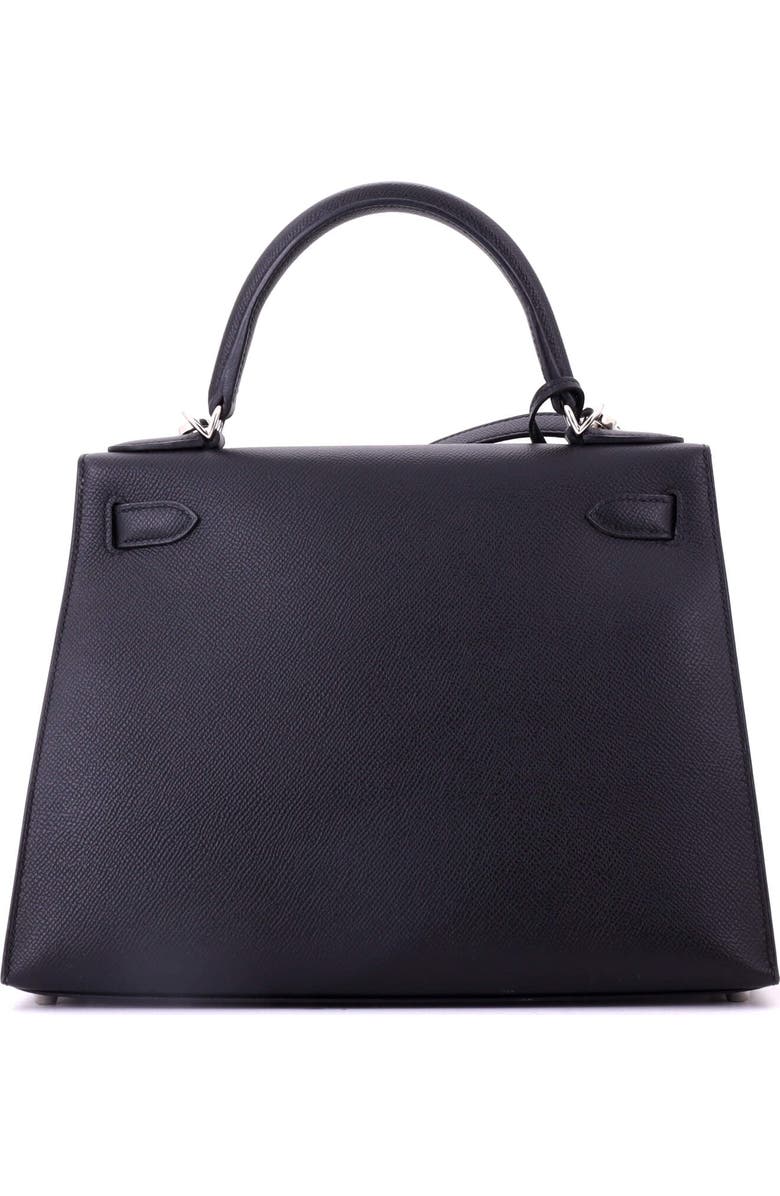 Pre-Owned Hermes Kelly Handbag Black Epsom with Palladium Hardware 28, Alternate, color, Noir