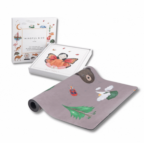 Mindful & Co Kids Beginner Yoga Bundle in Nature Print  product