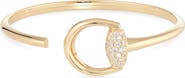 Gucci Demi Pavè Horsebit Bangle