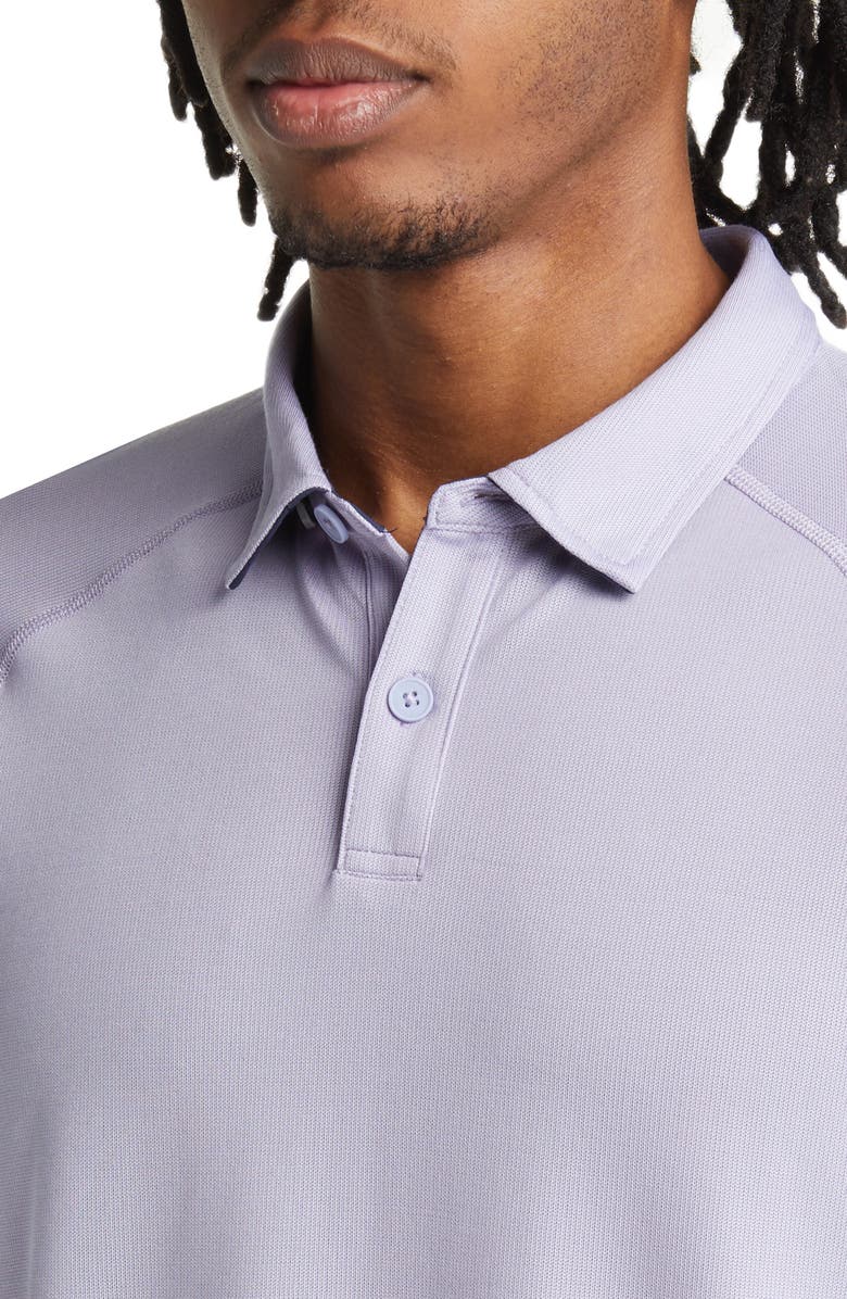 Rhone Delta Piqué Performance Polo, Alternate, color, Mellow Lavender