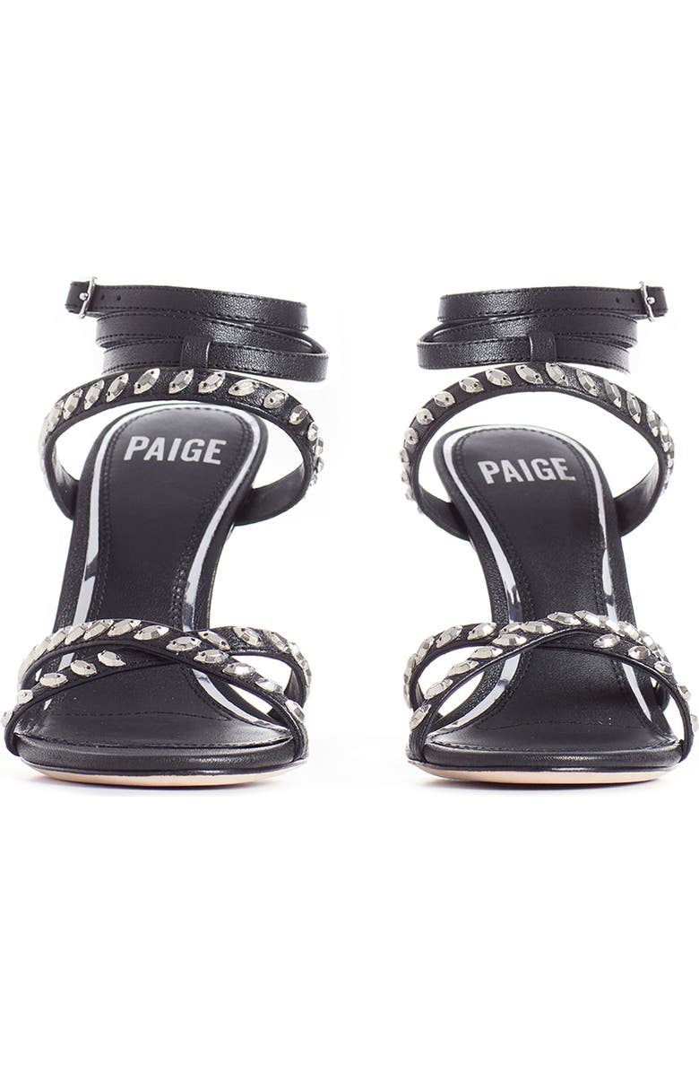 PAIGE Weslie Studded Leather Sandal, Alternate, color,