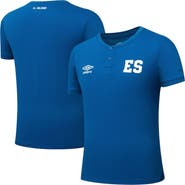 Umbro Men's Umbro  Blue El Salvador National Team Crew Neck Polo